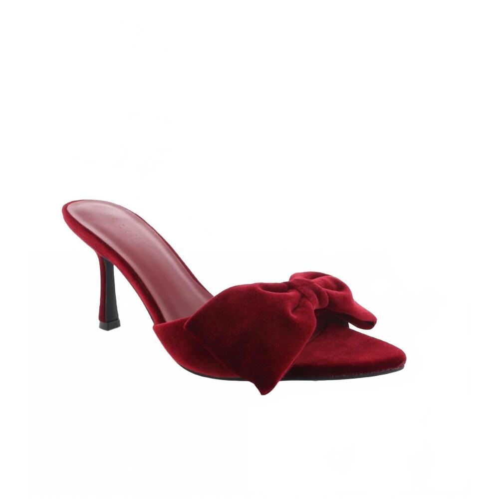 NEW BILLINI women xandi velvet heel in cherry